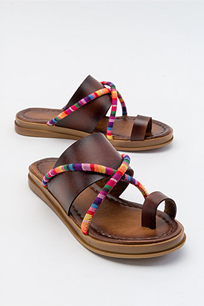 Lively Stylish Papuci Jenny Flip Flops din piele