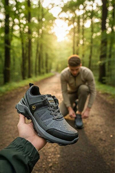 enoch أحذية إينوك للرجال للمشي لمسافات طويلة في الهواء الطلق - أحذية مشي بنعل...