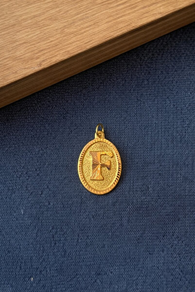 Rupen Kraft 14 Ayar Altın Kolye Ucu F Harfi Altın Kolye Ucu Harfli Altın Koly...