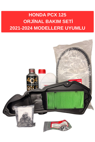 Honda PCX 125 2021-2024 Uyumlu Orjinal Bakım Seti (debriya bakımı dahil)