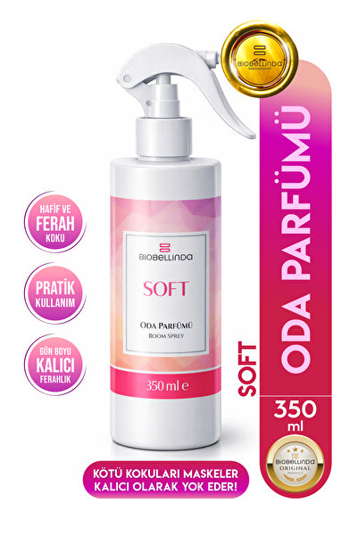 BioBellinda Doğal İçerikli Oda Parfümü Yumuşaf kokulu Soft 350 ml