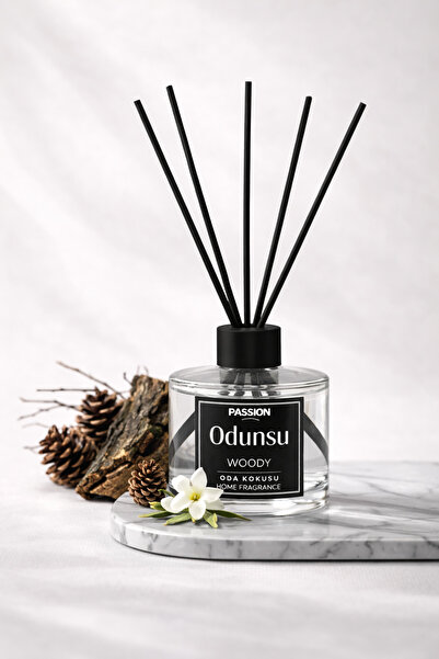 LE PASSİON PERFUME Odunsu Kokulu Bambu Çubuklu Oda Kokusu Kalıcı Ev & Banyo I...