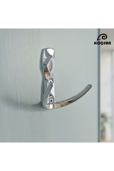 KOÇSAN Hazal Krom Askı, Lüks Vestiyer Askısı, Dolap Askılık, Duvar Askılığı, ...