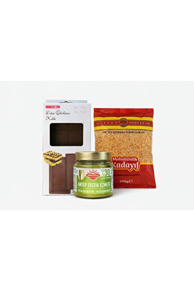 Anadolu Tarım Dubai Çikolatası Seti 2 (Saffet Abdullah Çıtır Kad.200 gr + Ant...
