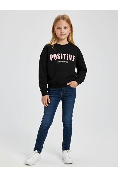 Zekids Φούτερ για κορίτσι με θετική στάμπα