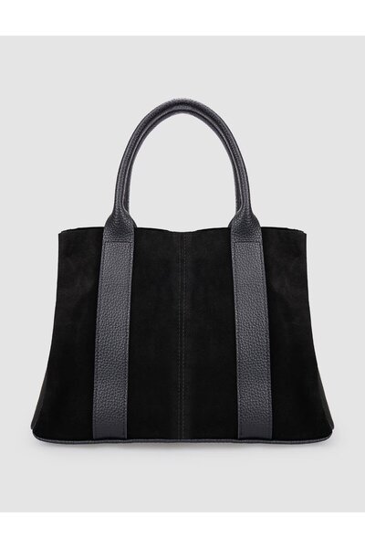 Cabani Γνήσια δερμάτινη τσάντα ώμου από γνήσιο δέρμα σουέτ