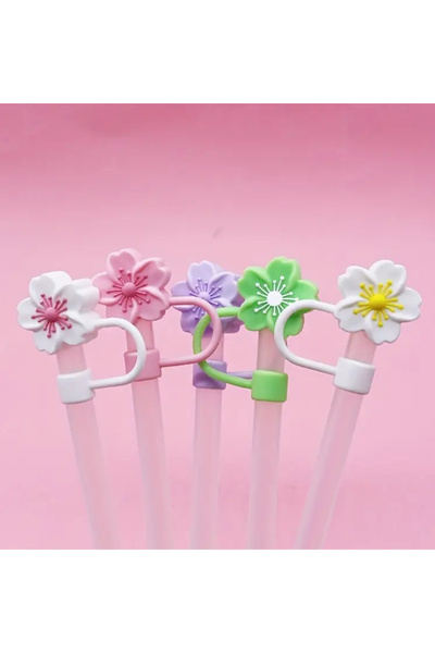 OzzConcept Flower Quencher Straw Cover/Decoration **1 Piece Will Be Sent Rand...