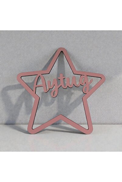 Pelince Kişiye Özel İsimli Yıldız Makrome Kasnağı | Bebek Odası Kapı Süsü İsi...