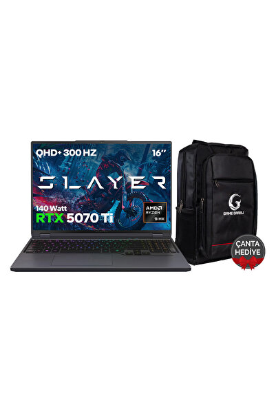 Game Garaj Slayer R9T-5070Ti C2 AMD Ryzen 9 9955HX 64GB RAM 2TB SSD RTX5070Ti...