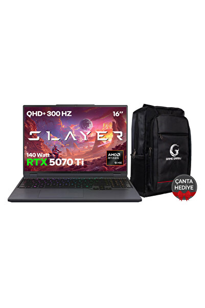 Game Garaj Slayer R9T3D-5070Ti C3 AMD Ryzen 9 9955HX3D 32GB RAM 2TB SSD RTX50...