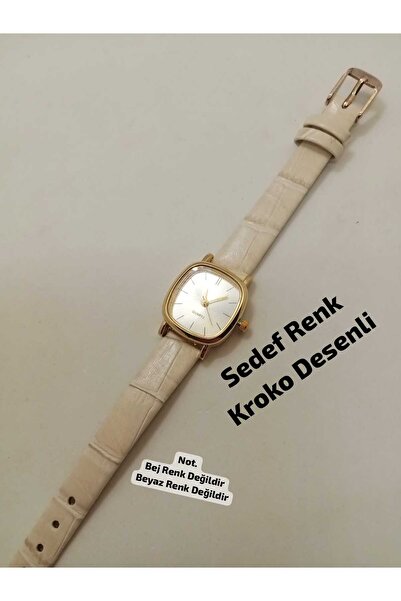 Brality Vintage Model - Minimal Fashion Design - Oval Gold Case - Se (Beige-L...