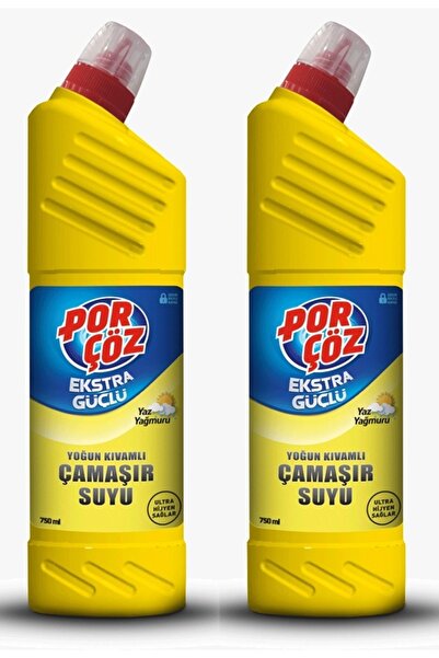 Porçöz 750 Ml Çamaşır Suyu Yaz Yağmuru x2 Adet
