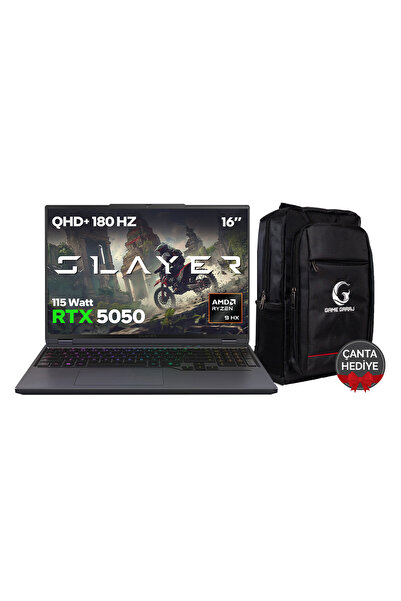 Game Garaj Slayer R9T-5050 C1 AMD Ryzen 9 7845HX 32GB RAM 1TB SSD RTX5050 16"...