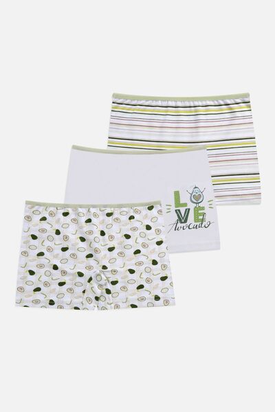 koza iç giyim Boxeri cu model din 3 piese pentru fete