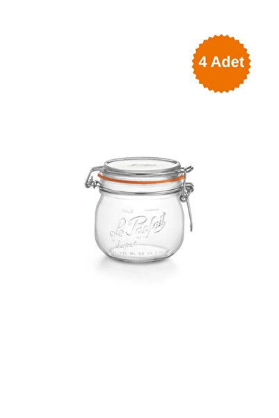 Le Parfait Super Glass Jar 250 ml (4 Pieces)