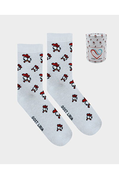 GOST LİRİA جوارب الدجاج - جوارب منقوشة للجنسين