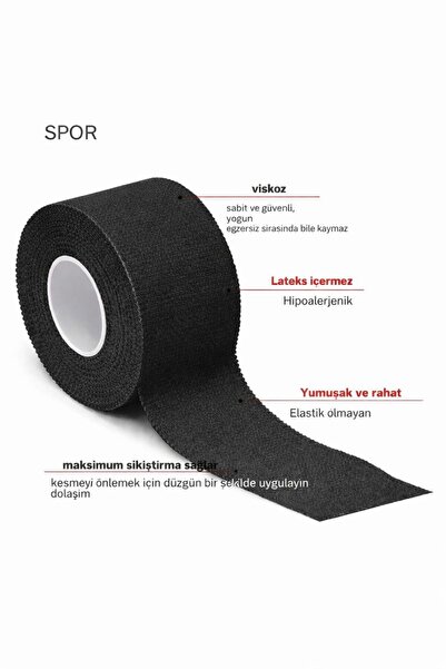 Octacare Жорстка фіксація Клейка спортивна пов'язка 3,7 см X 10 м Жовта, Черв...