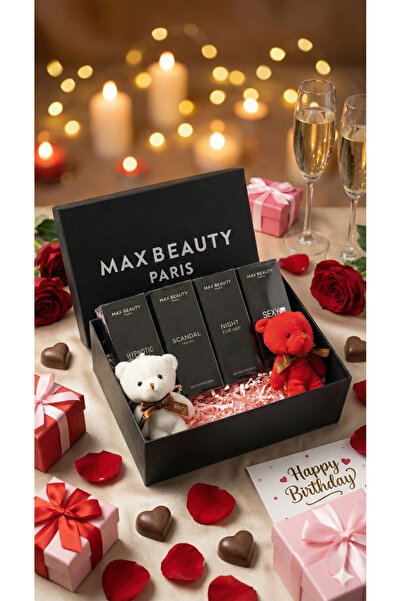 max beauty paris Sevgililer günü , Doğum günü Parfüm Hediye Seti - Kişiselleş...