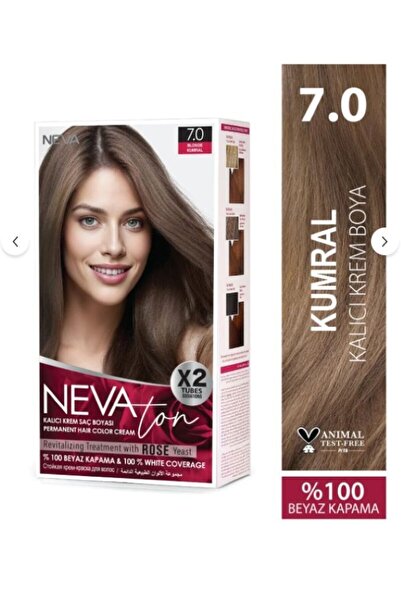 Nevaton 2 Li Saç Boyası 7.0 Kumral