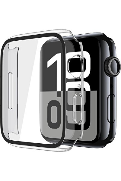 Alstrap Apple Watch 11-10 Uyumlu 46mm Kılıf Kasa Ve Ekran Koruyucu 360 Tam Ko...