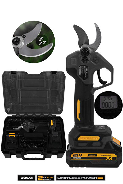 ASSUR Profesyonel 21V Çift Akülü Ağaç Odun Dal Kesme Makinası Şarjlı Dijital ...