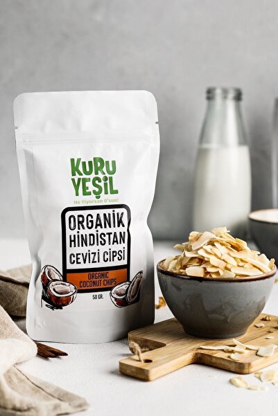 Kuru Yeşil Hindistan Cevizi Cipsi – 100 Gr – Hindistan Cevizi Kurusu – Şeker İlavesiz – Doğal