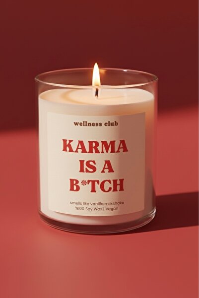 wellnessclubbyoyku Karma is a B*tch - Kokulu Soya Wax Mum