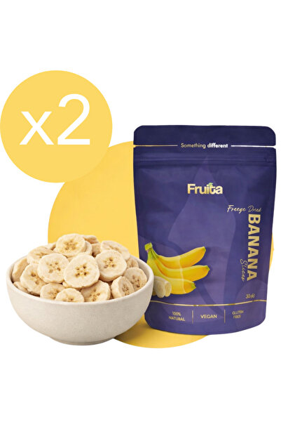 Fruita Dilim Muz x2 Dondurularak Kurutulmuş Meyve 60gr Sağlıklı Atıştırmalık ...