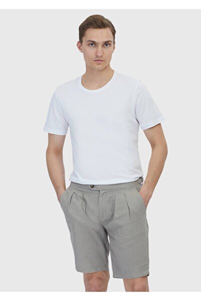 Ramsey Біла футболка з круглим вирізом, 100% бавовна