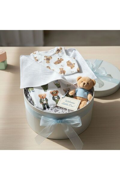 Yenidoğan Hediyelik Pike-body Set Bebek Hediyesi