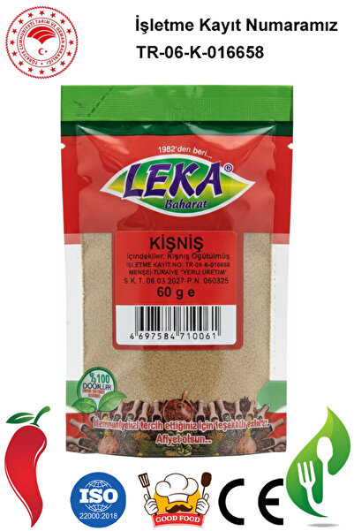 leka baharat Kişniş Öğütülmüş 60 g