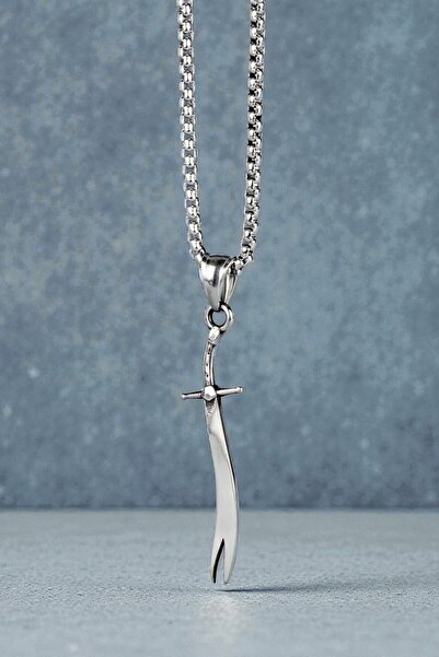 HERİF Aksesuar Erkek Zülfikar Çelik Kolye