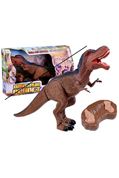 LRS STORE Pilli Dinozor Işıklı Sesli Kükreyen Yürüyen Gerçekçi Dinazor T-rex ...