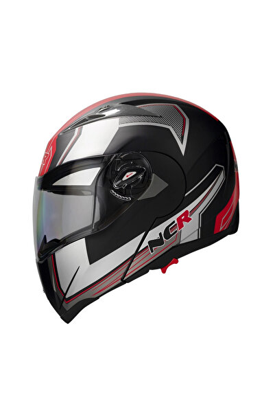 NCR Çene Açılır Kask Vizörlü Ece Belgeli