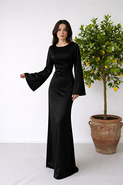 PERADO Arkadan İpli Fermuarlı abiye Elbise