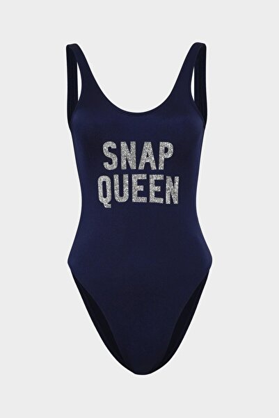 Açelya Okcu Купальник Push Up з написом Snap Queen