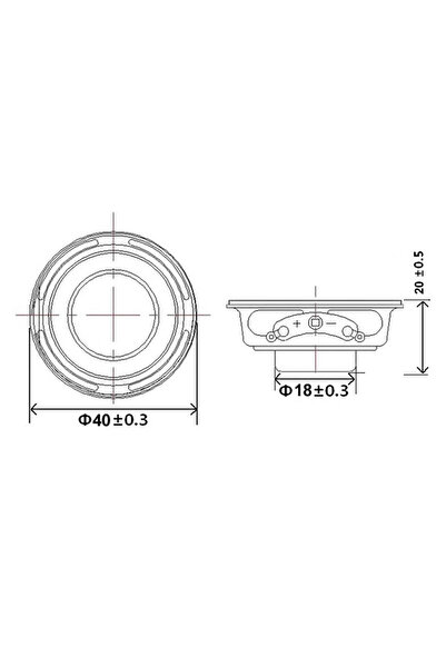 Genel Markalar Mini 4cm 4 Ohm 3w Hoparlör Yuvarlak Speaker 3 Watt Ses Müzik Amfi Ses Oluşturucu Yüksek Kalite