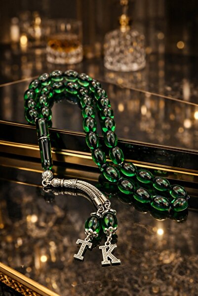 ANP MODA TASARIM Ateş Kehribar Tesbih,Harfli Kişiye Özel Seri, Sıkma Kehribar...