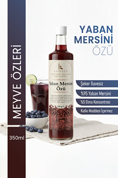 Kamber Doğadan Sağlığa Yaban Mersini Özü – Katkısız, Konsantre Meyve Ekstresi...