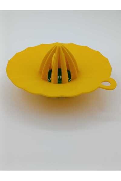 IKEA Plastik Limon Sıkacağı Çap: 15 Cm Pratik Sıkacak Sarı Renk Limon Portaka...