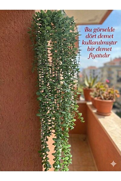 Lilac Home Yapay Çiçek 80 Cm Sarkan Dal Okaliptus Pastel Yeşili