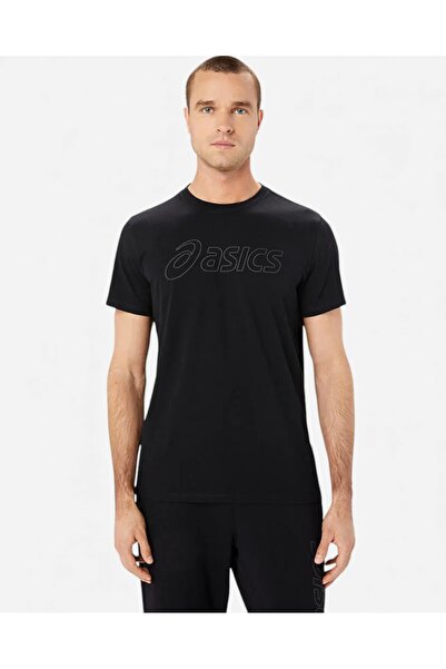 Asics LOGO SS TEE Erkek Siyah Kısa Kollu Tshirt 2031E188-002