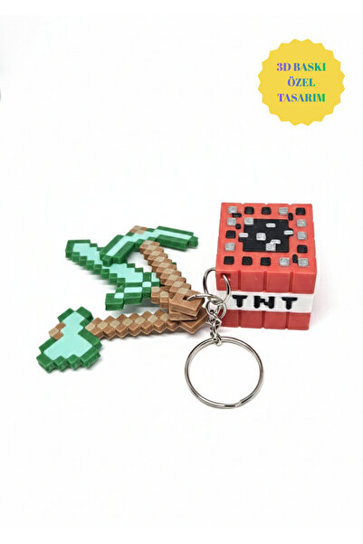 Genel Markalar Minecraft Anahtarlık & Çanta Charmı