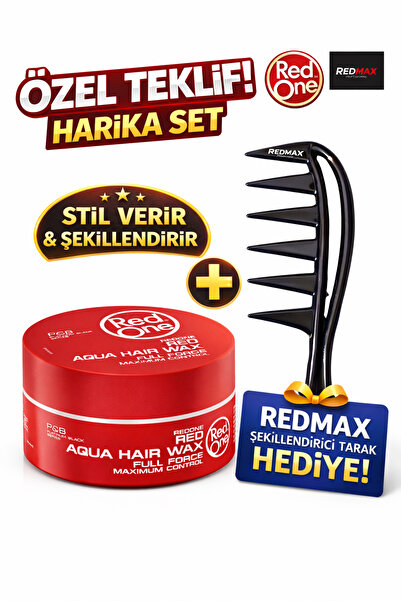 Red One Redone Aqua Wax Saç Şekillendirici Güçlü Tutuş Dogal Parlaklık Yaratı...