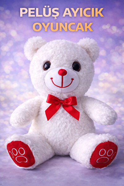 viyolmarketim Uyku Arkadaşım Peluş Ayıcık 35 Cm – Yumuşak Dokulu Büyük Boy Pe...