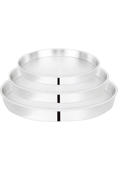 october طقم صواني خبز وبيتزا دائرية 3 قطع (26-28-30 سم) من الجوهرة