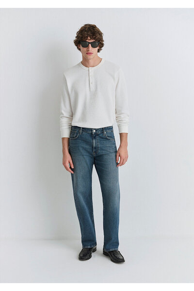 Mavi Marlon Foggy Blue Classic Denim Jeanshose 0019166-87850