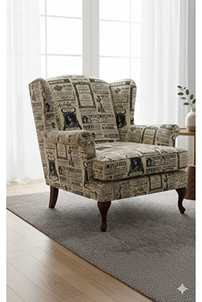 Tataroğlu Dijital Kumaş صفحات الصحف القديمة منقوشة رقميًا مطبوع قماش çakuloglu