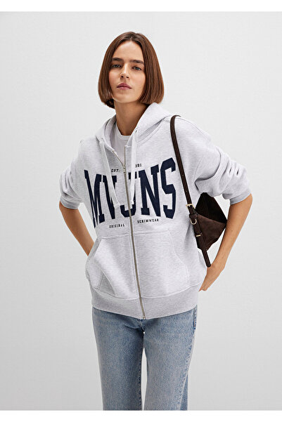 Mavi Mvjns Logo Gray Sweatshirt 1S10421-80196