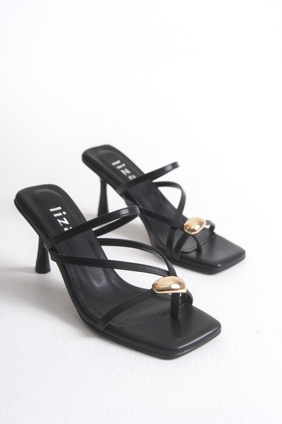 Liza Shoes Γυναικείες παντόφλες με τακούνι MEGAN A012- K650